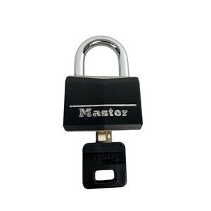 Master Lock Covered Aluminum Keyed Padlock and Key - B2
